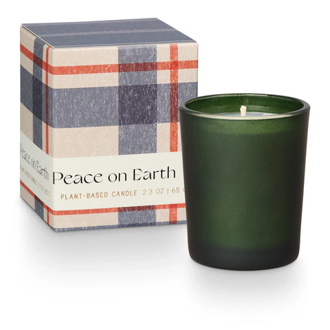 Balsam & Cedar 'Peace on Earth' Boxed Votive Candle