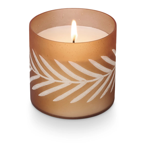 Gather Glass Candle - Copper Leaves