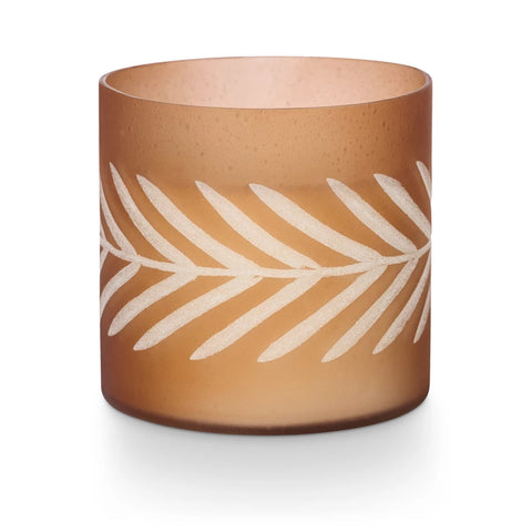 Gather Glass Candle - Copper Leaves