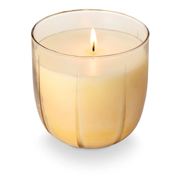 Glittering Garland Large Glitz Glass Candle