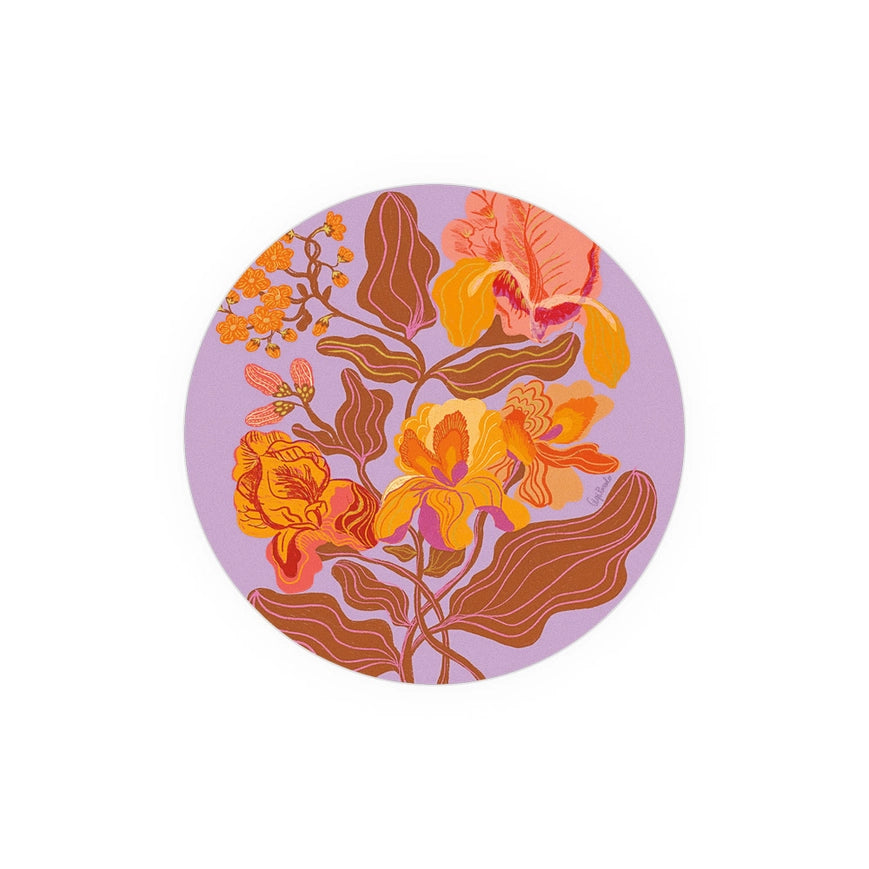 Groovy Floral Coaster