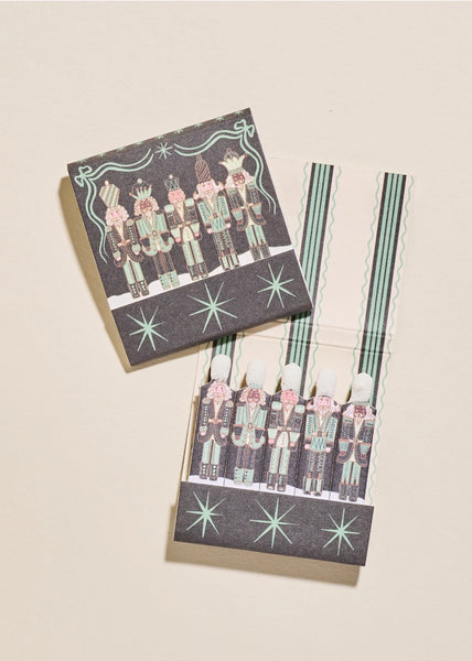 Green Nutcracker Printed Matchbooks