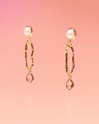 Boho Chic Oval Hoops Glam