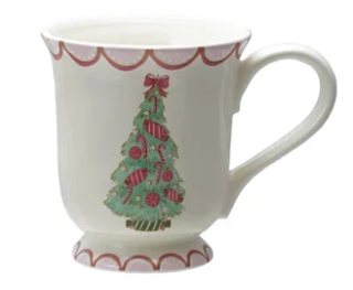 Pink Christmas Tree Mug - #4
