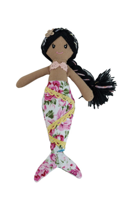Mermaid Doll - Black Hair