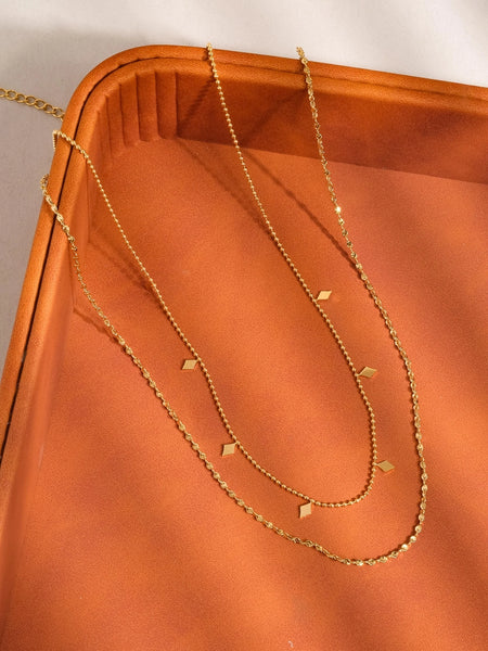 Arômes 18K Layered Tassel Necklace