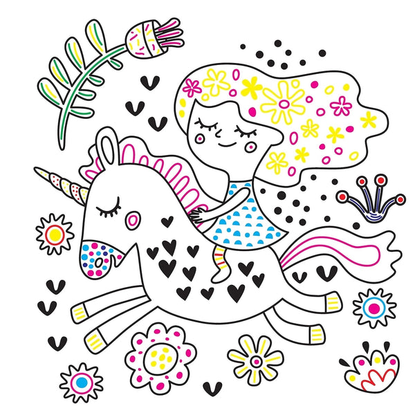 Paint Magic with Water - Unicorns and Friends