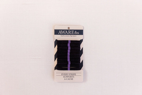 AWAREties Purple Stripe – Girls’ Empowerment