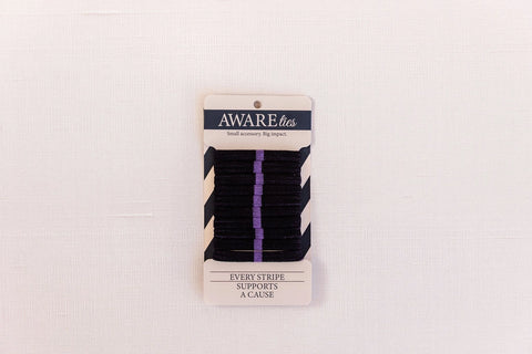 AWAREties Purple Stripe – Girls’ Empowerment