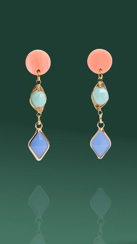 Three Tier Dangle - Pastel