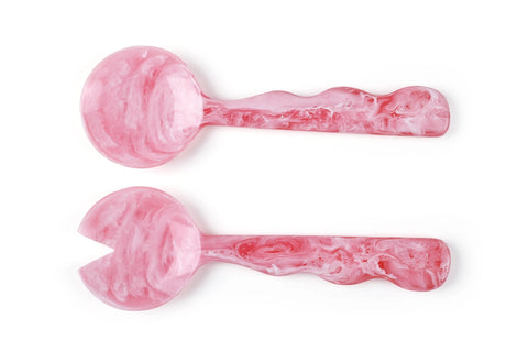 Resin Salad Server - Pink