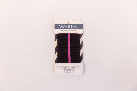 AWAREties Pink Stripe – Breast Cancer Awareness