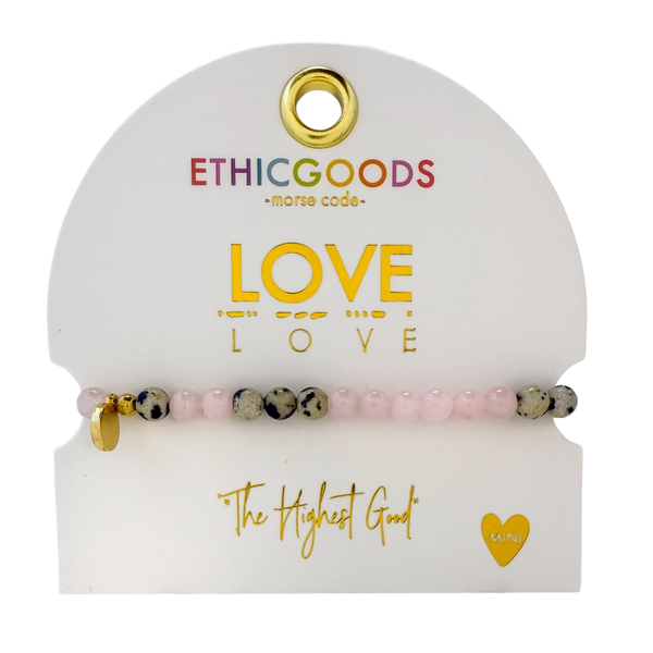 MINI Morse Code Bracelet - Love