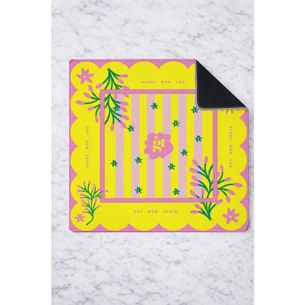 Mahjong Mat - Palm Springs Yellow