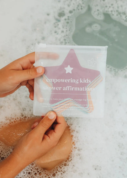 Shower Affirmation Cards - Kids