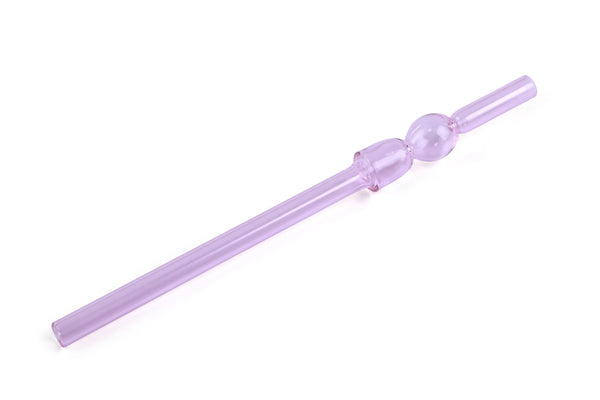 Glass Reusable Straw - Pink