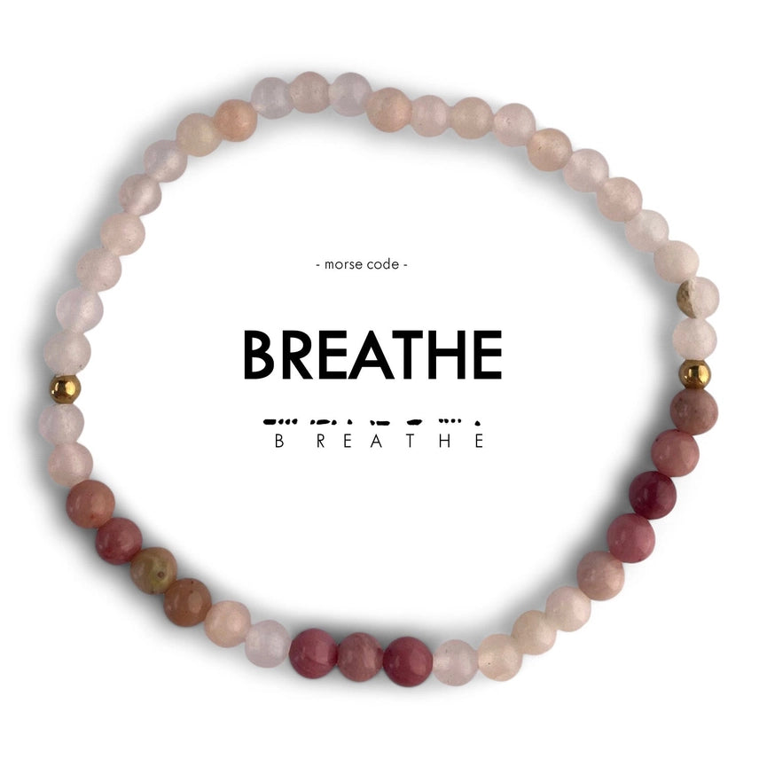 Morse Code Bracelet - Breathe