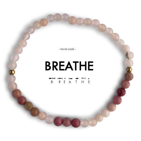 Morse Code Bracelet - Breathe