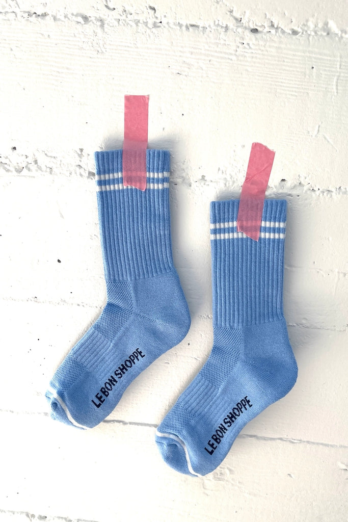 Boyfriend Socks - French Blue