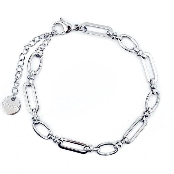 Brielle Chain Link Bracelet - Silver