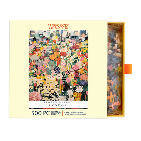 London Flower Market 500 Piece Puzzle