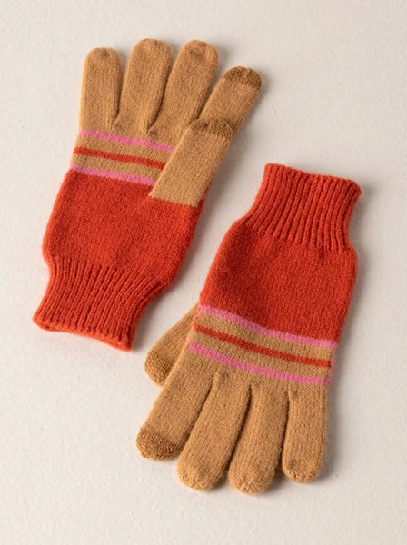 Rory Touchscreen Gloves - Rust