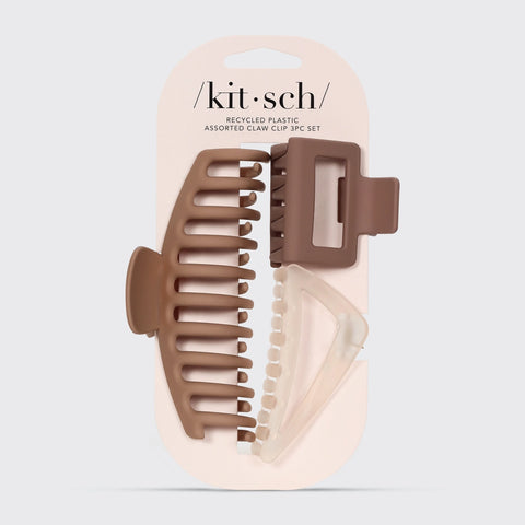 Assorted Claw Clip - 3 Piece Set
