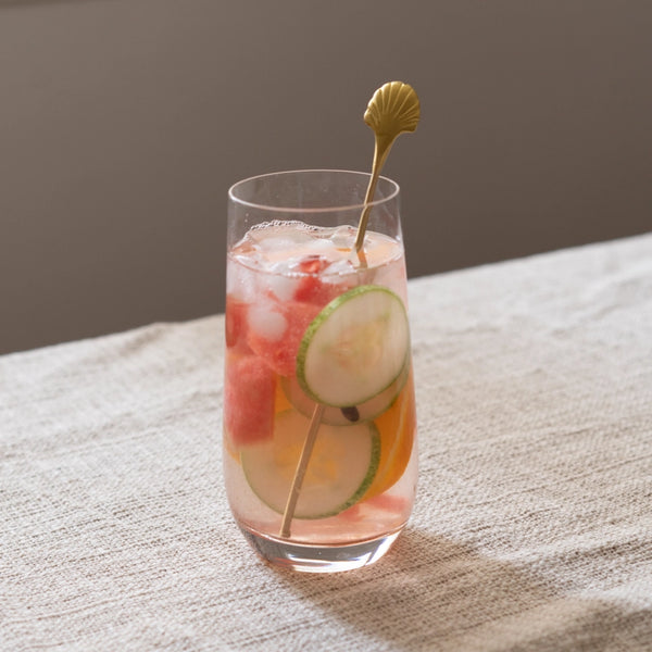 Brass Seashell Drink Stirrers - Set of 4