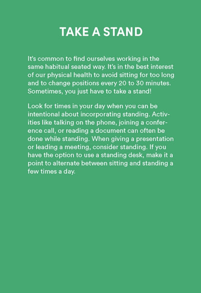 Work Wellness Deck