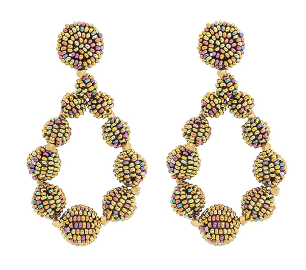 Chelsea Teardrop Earring - Brass