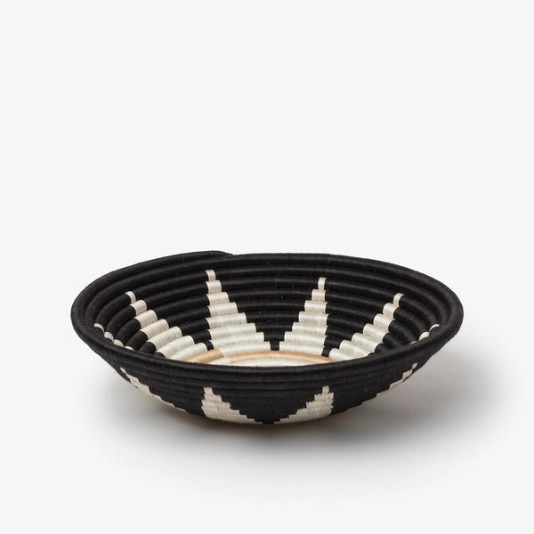 Zuba Woven Bowls - Black Medium