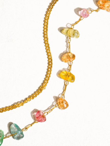 Blakelyn 18K Cz Stone Chain Bracelet