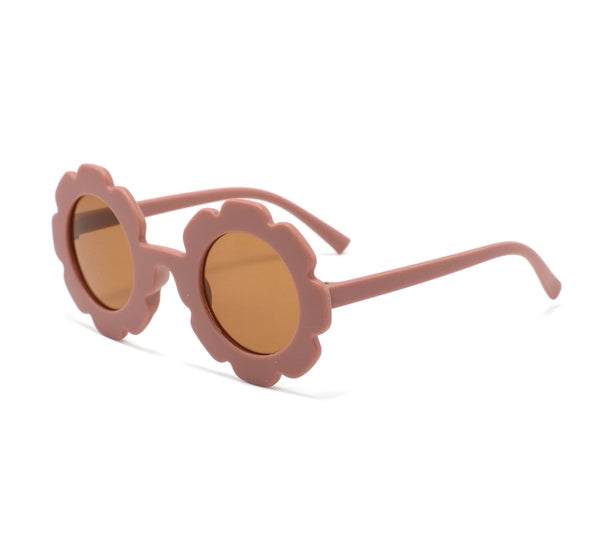 Baby and Toddler Flower Sunglasses - Mauve