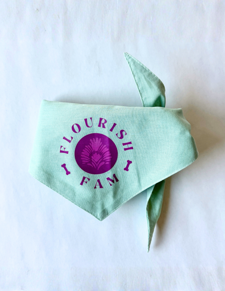 Flourish Fam Dog Bandana
