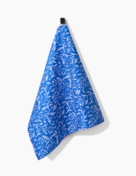 Hanukkah Leaves Tea Towel