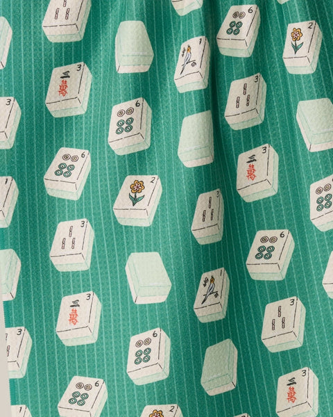 Mahjong Tile Flow Tea Towel