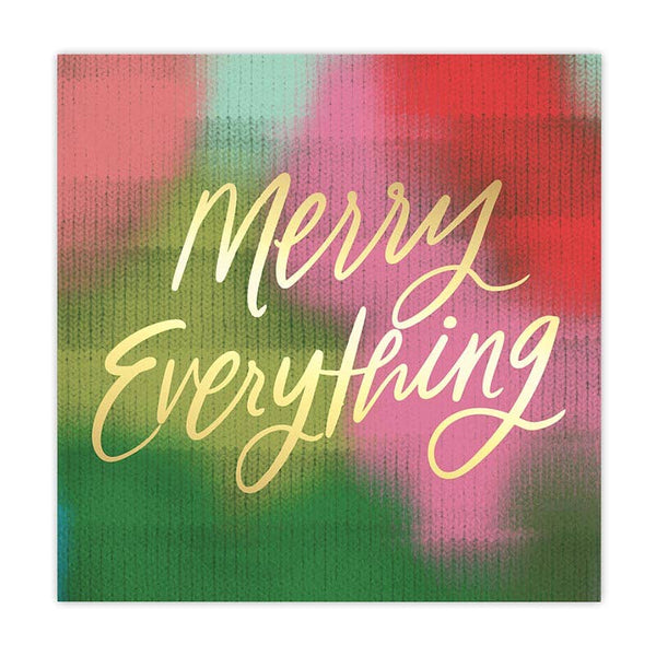 Foil Beverage Napkins- Merry Everything