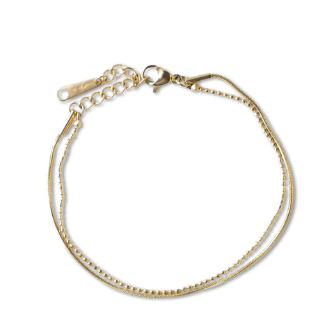 Layered Gold Chain Bracelet (Copy)