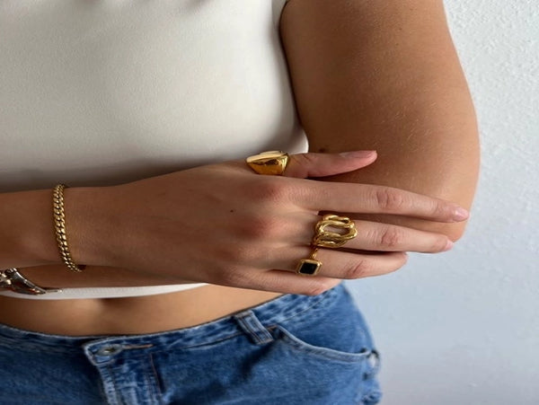 Bindi Gold Rope Chain Bracelet