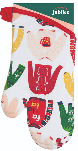Ugly Christmas Sweater Oven Mitts - Set of 2