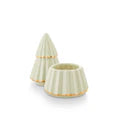 Peppermint Whip Gilded Tree Ceramic Candle