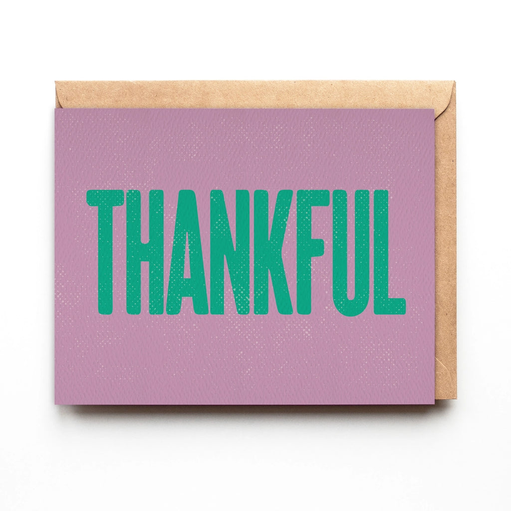 Thankful - Thanksgiving Card