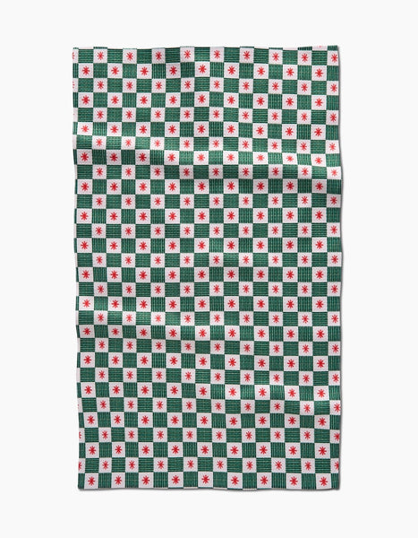 Jolly Grid Tea Towel