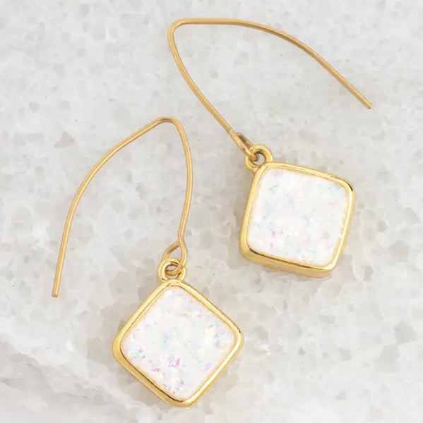 Clare Opal Earrings