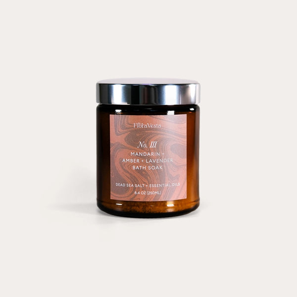No. Iii Orange + Amber + Lavender Sea Salt Bath Soak