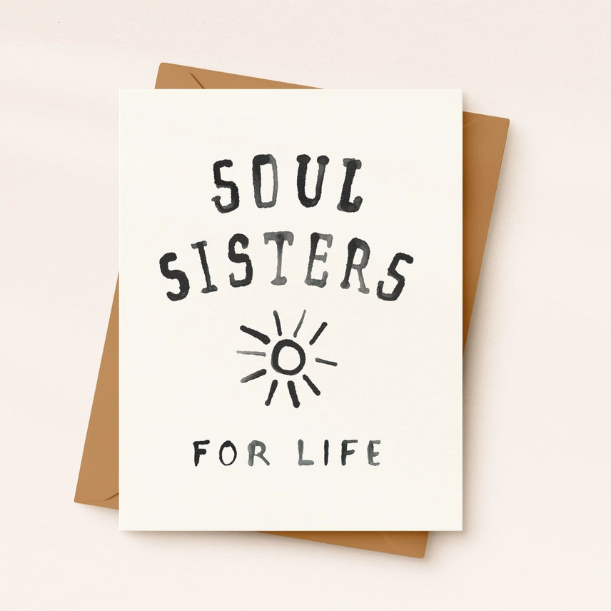 Soul Sisters For Life Card