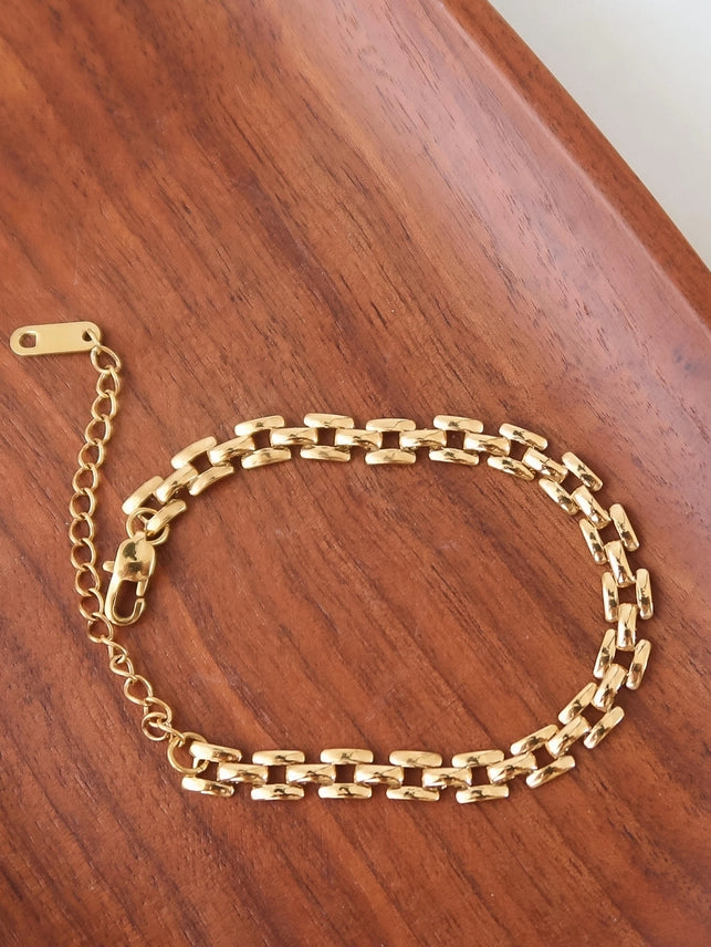 Forte 18K Flat Chain Bracelet