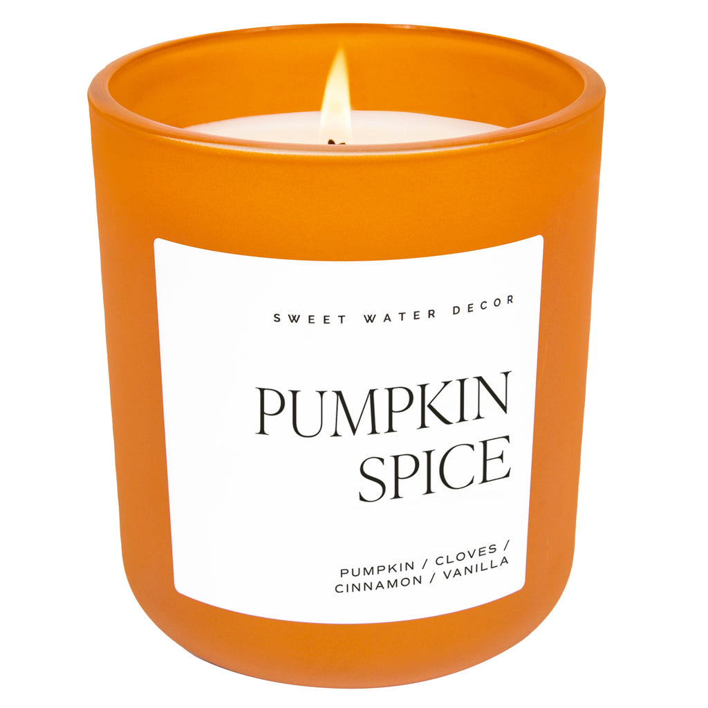 Pumpkin Spice Soy Candle - 15 oz Matte Jar