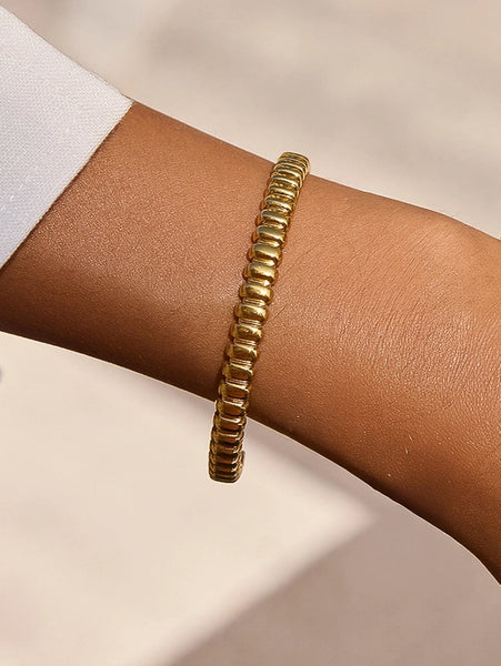 Cendine 18K Beaded Cuff Bracelet