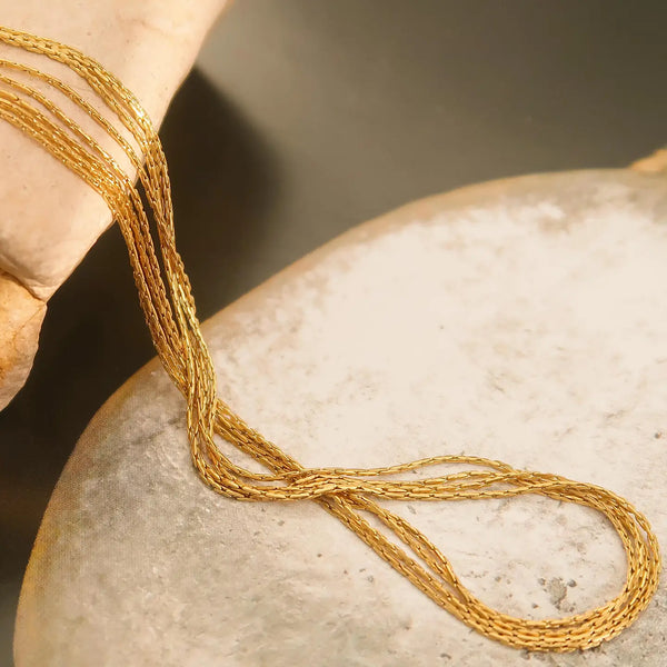 Palisse 18K Layered Dainty Chain Necklace